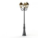 Avenue 2 11 | Messing Kandelaber mit klassischer Dreifachkrone Roger Pradier